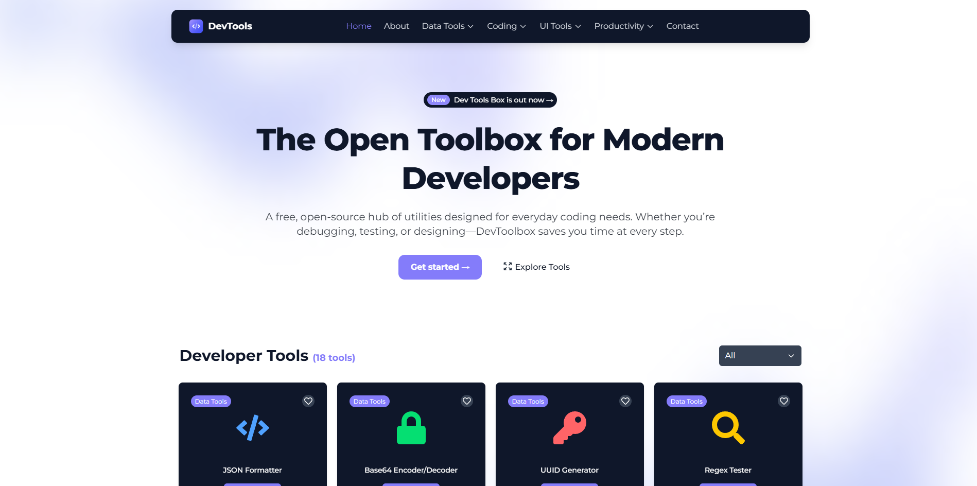DevToolbox – Productivity Suite