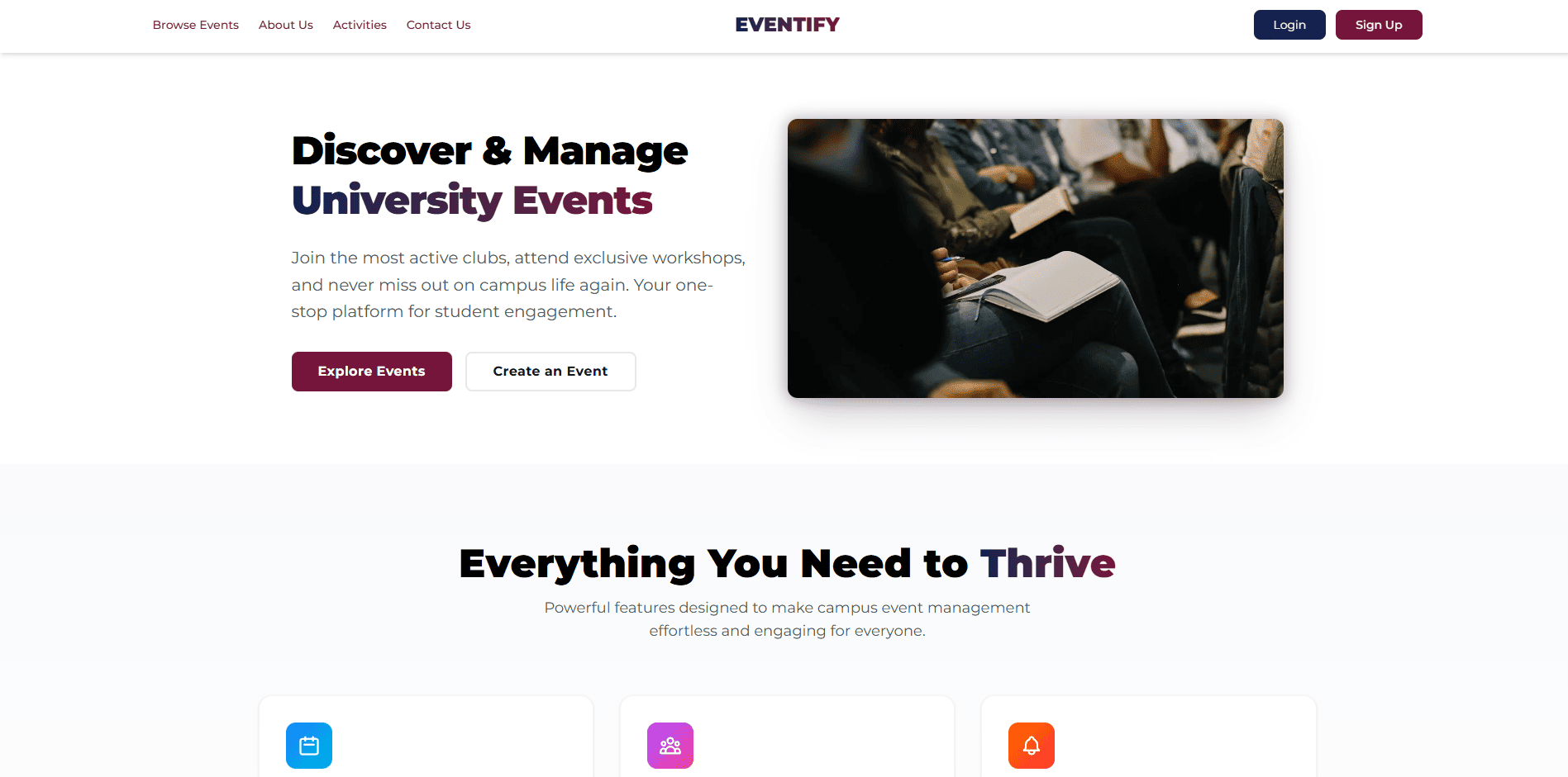 Eventify - Event Management System